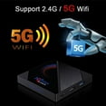 thumbnail image 4 of H96 Max H616 Top Box Dual-band Wifi Android 10.0 TV Box 4+32g 4+32G_US+G10S remote control, 4 of 5