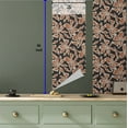 thumbnail image 5 of Ambesonne Lily Peel & Stick Wallpaper for Home, Simple Flowery Gentle Petals, 13"x36", Ginger Eggshell Brown, 5 of 5