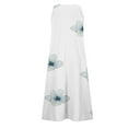 thumbnail image 5 of 2026 ! JINMGG Summer Dresses 2026, Dresses for Women 2026 Women's Summer Fashion Casual Printing Sleeveless Round Neck Pocket Dress Beach Casual Maxi Sundress White M, 5 of 5