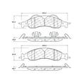 thumbnail image 2 of Centric (300.12780) Brake Pad with Shoe, Semi-Metallic, 2 of 4