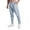 Light Blue, variant on Wyzesi Plus Size Pants for Men White Men's Color Block Hiking Trousers Windproof Work Trousers Warm Lined Trekking Trousers with Pockets Men's Outdoor Fitness Softshell Trousers Male Christmas Clothes