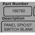 thumbnail image 4 of Godfrey Pontoon Boat Blank Switch Panel 186760 | Aqua Patio Sanpan 2007, 4 of 5