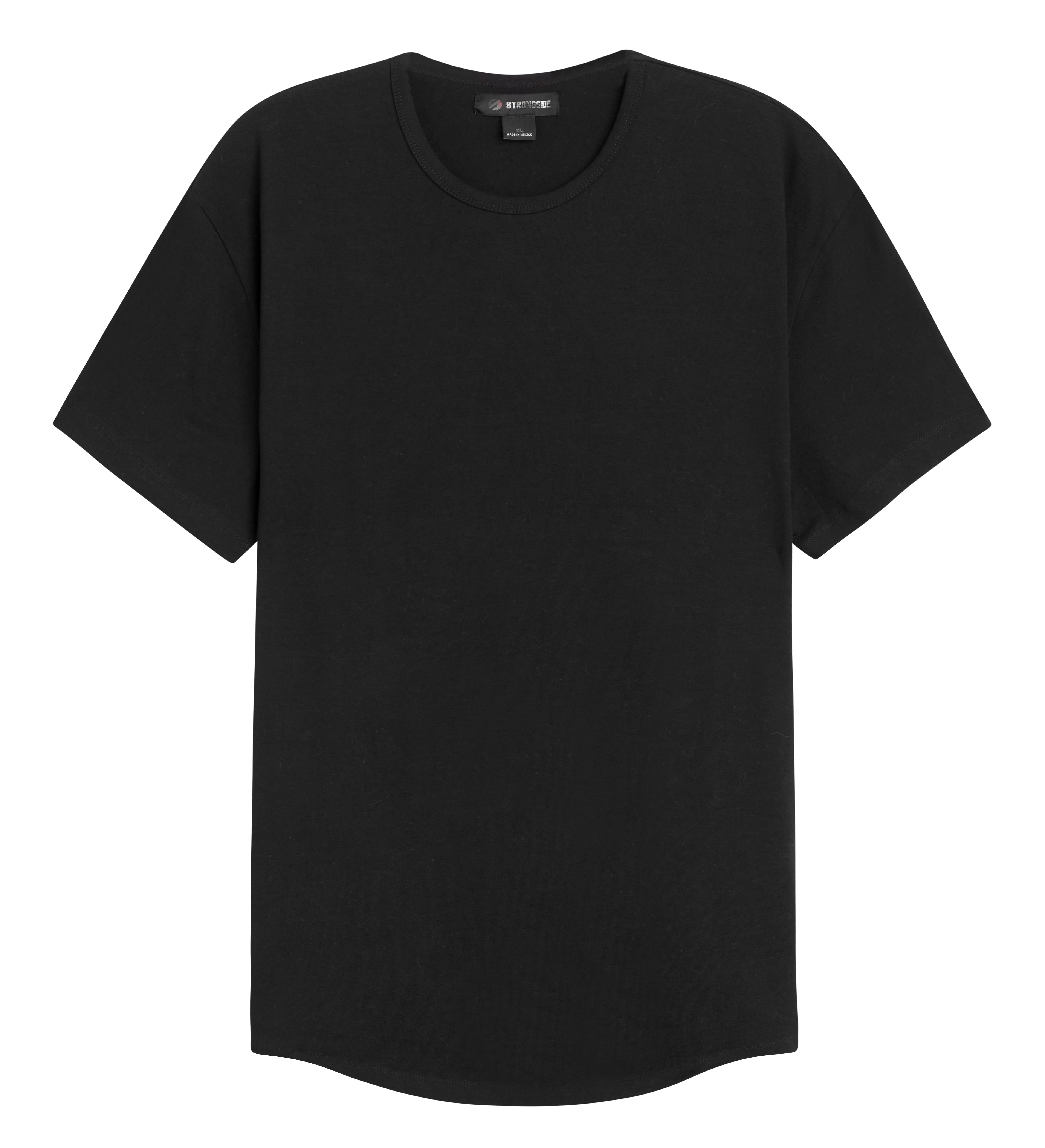 Strongside Apparel Men's Big and Tall T-Shirt – Longer Length Stretch Tee