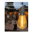thumbnail image 2 of Guirnalda De Luces Led Interior Y Exterior 10 St38 10m 10 Focos Vintage Led Iluminación Luz Cálida De Jardin Patio Boda Hogar, 2 of 4