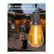 thumbnail image 2 of Guirnalda De Luces Led Interior Y Exterior 10 St38 10m 10 Focos Vintage Led Iluminación Luz Cálida De Jardin Patio Boda Hogar, 2 of 4