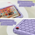 thumbnail image 5 of Fintie Silicone Case for 10.1" Fire HD 10 Tablet (13th Generation, 2023 Release) - Light Weight Protective Back Cover, Lilac Purple, 5 of 10