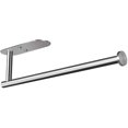 thumbnail image 1 of Estante de pared para gabinete de toallero de papel adhesivo para toallas de cocina, soporte para rollo de toallas de baño, acero inoxidable SUS304 (13 pulgadas, plateado) Xemadio WLJ-1607, 1 of 5