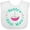 AA-White, variant on Inktastic Daddys First Mate (Girl) Girls Baby Bib