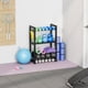 thumbnail image 4 of Rack para mancuernas Josmimic de 3 niveles, 51 cm, ajustable, de acero, 4 of 7