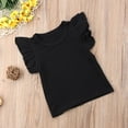 thumbnail image 4 of Douhoow 0-6Y Kids Girl Short Sleeve T-Shirt Baby Cotton Ruffle Tee Tops, 4 of 6
