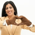 thumbnail image 3 of Isotoner Women's Microfiber Glove with Sherpa Cuff in Cognac, 3 of 4