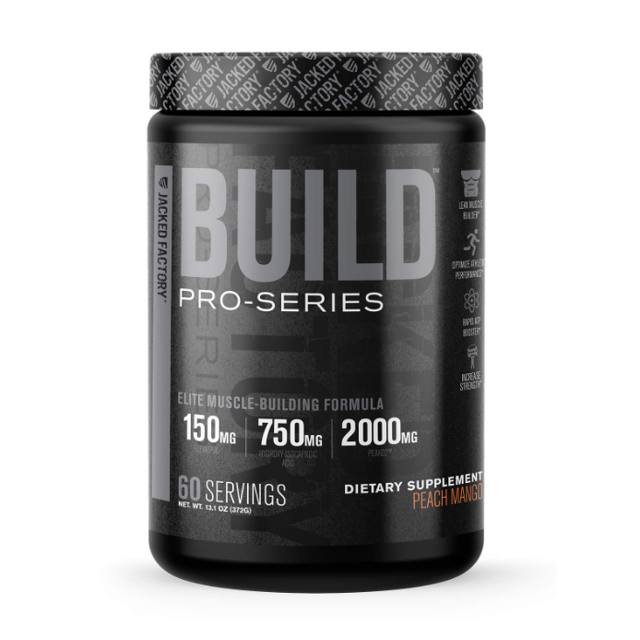 JACKED FACTORY Pro-Series Build – Suplemento con mezcla botánica y aminoácidos