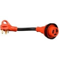 thumbnail image 3 of Valterra Power Cord Adapter A10-3030HD Mighty Cord; For Connecting RV Power Inlet To Standard Power Source; 30 Amp Male To 30 Amp Female; 30 Amp; With Detachable Female End; 12 Inch Dog Bone, 3 of 3