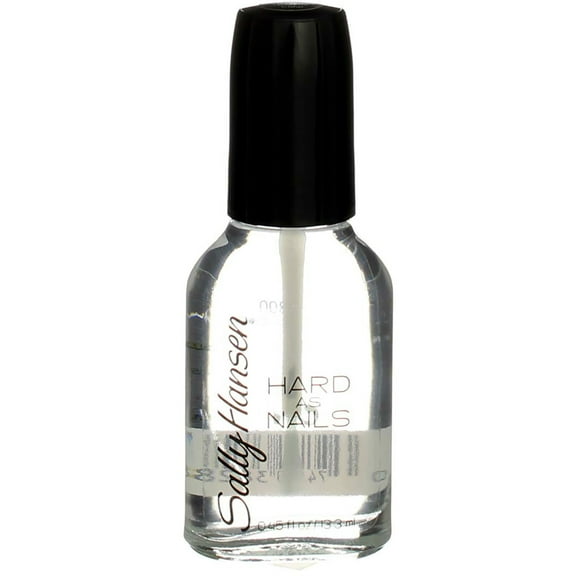 Sally Hansen Hard as Nails Nail Polish, Crystal Clear 0.45 oz (Pack of 3)