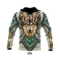 thumbnail image 4 of fastboy Premium Soft And Comfortable To Wear 3D Printed Wolf Zipper Hoodie Size Available Polyester style 2 XXL, 4 of 5