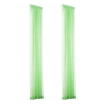 OEFNTAC 2 pcs Curtains Colorful Gauze Curtains for Bedroom Modern Curtains for Living Room Soft and Comfortable Window Curtains Fashionable Voile Curtains Machine Washable 200cm x 80cm