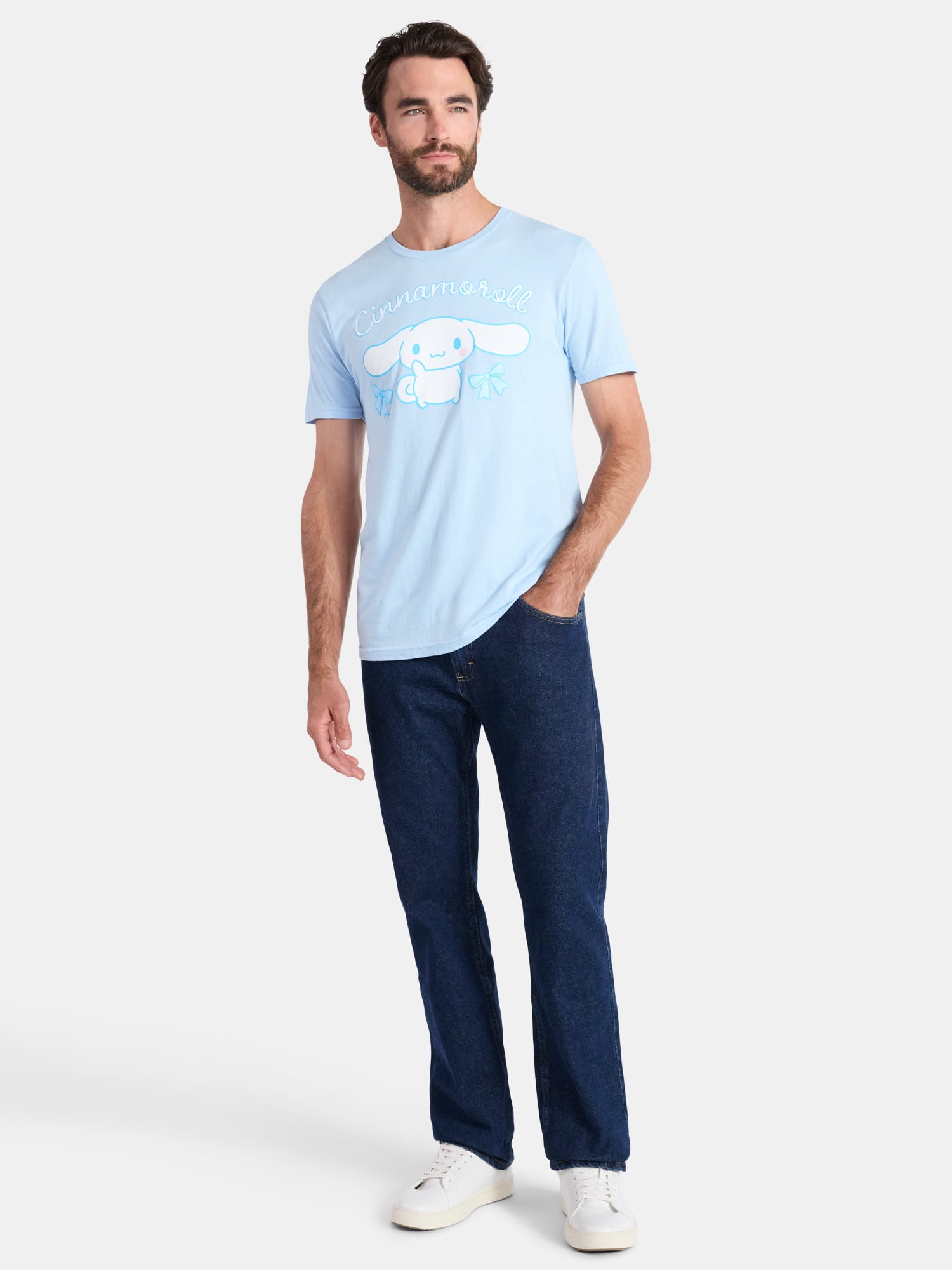 Sanrio Men's and Big Men's Cinnamoroll Graphic Tee, Sizes S-3XL