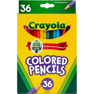 Crayola Colored Pencils, Full Length, Assorted Colors, 50 Count