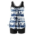 thumbnail image 5 of Otvok Women Conservative Print Strappy Back Set Two Piece Swimsuits Swimdress, 5 of 6
