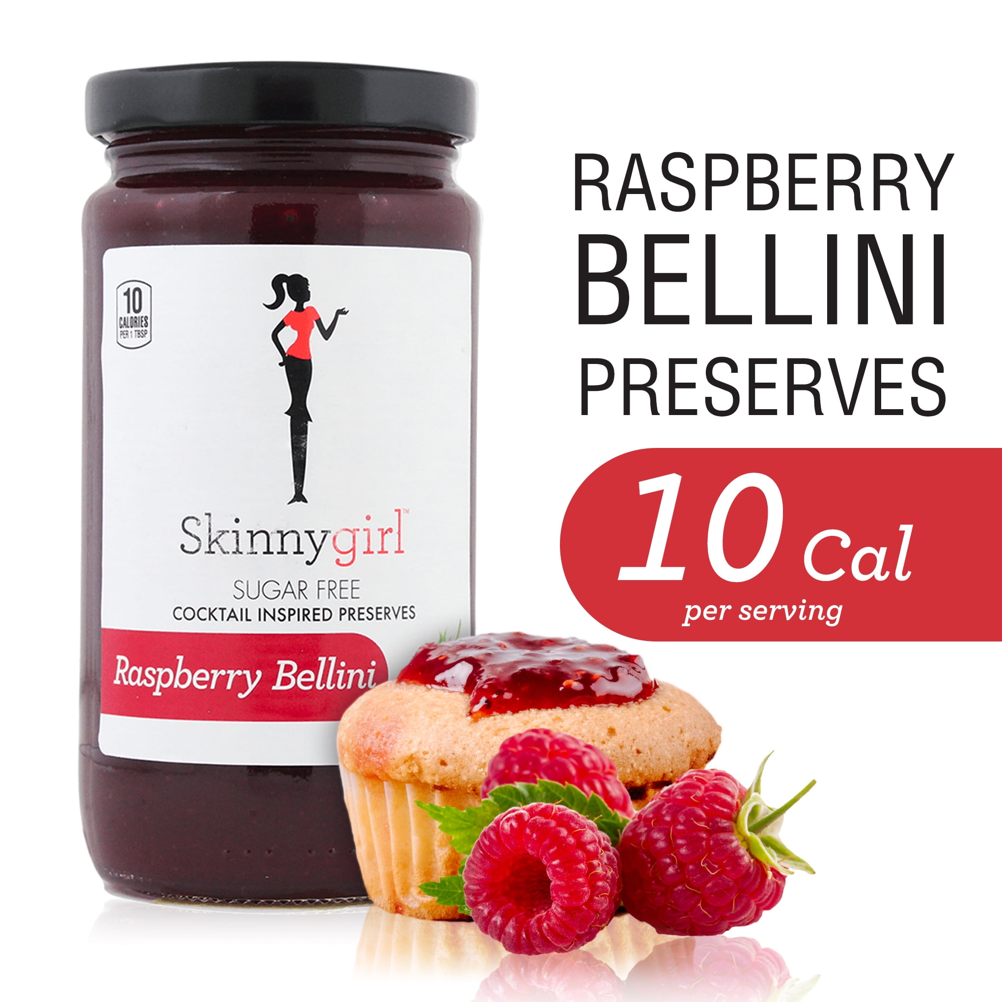 Skinnygirl Sugar-Free Cocktail Inspired Raspberry Bellini Preserves, 10 oz