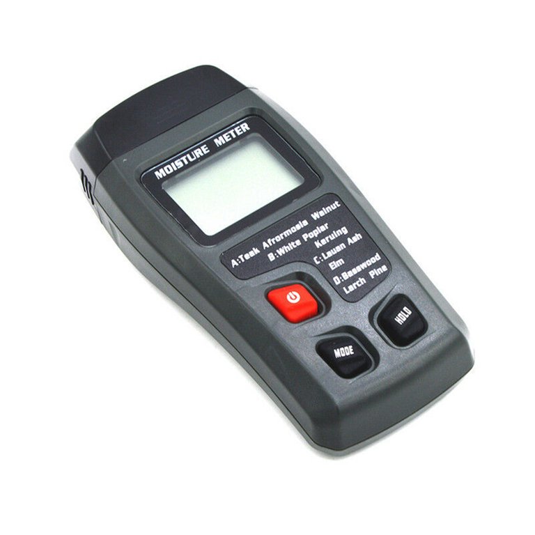 Digital Wood Moisture Meter Two Pins Humidity Tester 0-99.9% Hygrometer  Timber