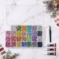 thumbnail image 3 of Bedazzling Kit Diamond Art 30000Pcs 3mm Multicolor Resin Rhinestones with Tweezers B7000 Glue for DIY Crafts Nail Art Clothing Shoes Tumblers, 3 of 5