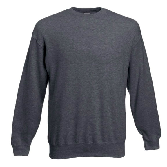 Fruit Of The Loom Mens Classic 80/20 Heather Set-in Sweatshirt