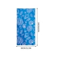 thumbnail image 3 of Deeceymbur Beach Towel Blue Seashell Striped Quick Dry Absorbent Pool Outdoor Travel Sand Large Soft Cotton Blend Versatile, 3 of 9