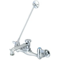 Central Brass 0054-Urc-Q Double Handle Wall Mounted Service Sink Faucet - Chrome