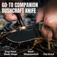 thumbnail image 3 of Kizer Fixed Blade Knife Beaver, D2 Steel Olive Green G10 Handle Pocket Tactical Knives, 1078A1, 3 of 9