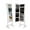 White, variant on Patiojoy Lockable Mirrored Cabinet Jewelry Organizer Dressing Mirror White