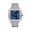 Blue, variant on Stylish Hip Hop Iced Out VVS Moissanite Automatic Watch, D Color Stones, White Strap, Passes Diamond Tester