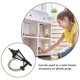 thumbnail image 4 of 1:25 Mini Luz decorativa Luz de pared pequeña Casa de muñecas Lámpara de pared de simulación Modelo Casa Escena Accesorios para niños Niños con línea (Negro), 4 of 7