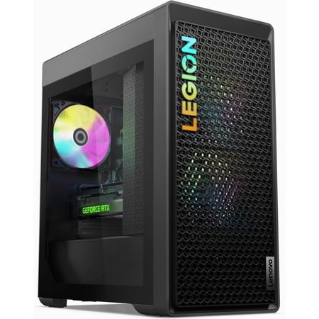 Lenovo Legion Tower 5 Gen 8 Gaming/Entertainment Desktop PC (AMD Ryzen 7 7700 8-Core, 16GB DDR5 5200MHz RAM, 1TB SSD, GeForce RTX 4070 SUPER 12GB, Wifi, Bluetooth, Storm Grey, Win 11 Home)