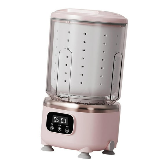 Lavadora De Ropa Interior Automática Y Portátil Para Camping Y Apartamentos. Color Rosa.
