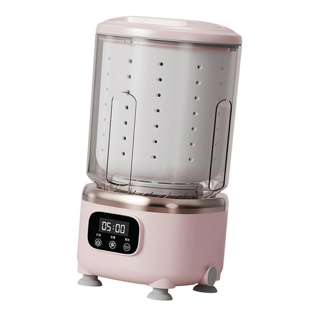 Lavadora De Ropa Interior Automática Y Portátil Para Camping Y Apartamentos. Color Rosa.