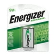 Energizer Recharge 9 Volt Battery (1 Pack), Rechargeable 9V Battery