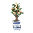 thumbnail image 4 of Casa de muñecas en maceta, naranjo, casa de muñecas vívida, planta de hojas en maceta en miniatura para decoración para casa de muñecas, utilería para fotos, 1/12, 4 of 8
