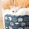thumbnail image 3 of Methold Cama nido para gatos autocalentable, amigo felino, cama cueva para mascotas acogedora y cómoda, saco de dormir para gatos Perchas para gatos Azul L-65*50, 3 of 6