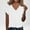White, variant on Sevevn Women's V-Neck Short-Sleeved Loose Shirt Top Women's T-Shirts