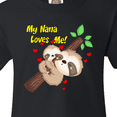thumbnail image 4 of Inktastic My Nana Loves Me Youth T-Shirt, 4 of 5