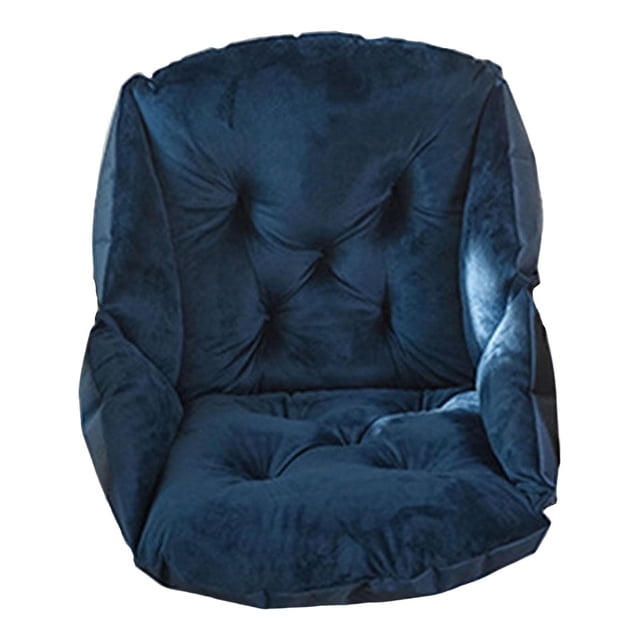 Cojín para respaldo de silla de patio Cojín cálido para silla de patio Cojín para respaldo de silla transpirable Azul