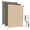 Khaki, variant on HOMEDEMO 6'W x 6' H Outdoor Roller Shades Patio, Sun Roller Shade for Porch Balcony Mocha