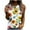 Yellow womens tops summer, variant on USSUMA Plus Womens Tops Dressy Casual Cute Loose Workout Tank Vest Crewneck Women's Tunics Floral Print Basic Tee T Shirts for Women Sleeveless Summer Blouses Trendy