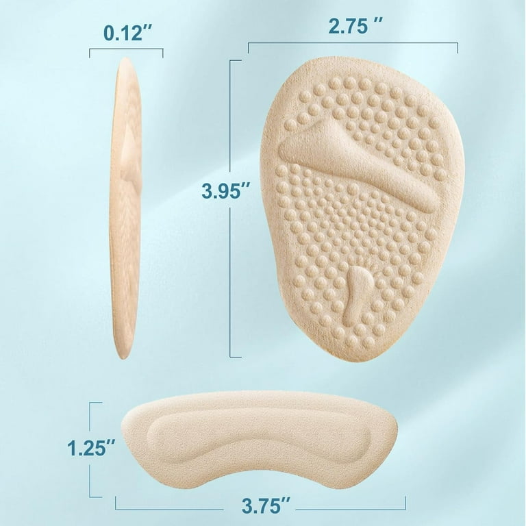 Pairs Heel Pads for Shoes Too Big,Heel Grips for Women,Shoe