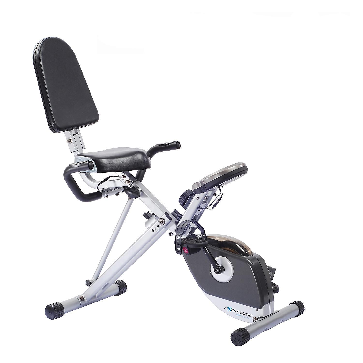 space saving recumbent exercise bike