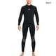 thumbnail image 3 of Advancent Traje de buceo de 3 mm Buena elasticidad Cierre de cremallera Transpirable Trajes de baño cómodos Protector solar fuerte Traje de neopreno Deportes acuáticos Hombres Negro S Advancent  OD020691-01, 3 of 6