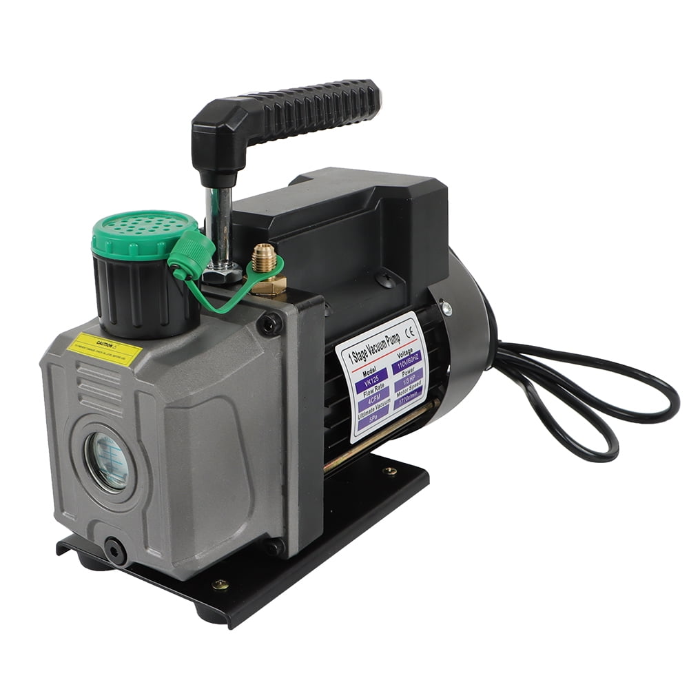 waltyotur Vacuum Pump 4CFM 1/3HP 3000 psi (20.7 MPa) Vacuum Pump Black