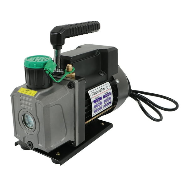 OTTULUR Air Vacuum Pump MANIFOLD GAUGE Set HVAC AC Refrigerant Kit 1/3HP 4CFM