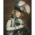 thumbnail image 2 of John Jones 12x14 Gold Ornate Wood Frame and Double Matted Museum Art Print Titled - Dorothy Jordan (1791), 2 of 4